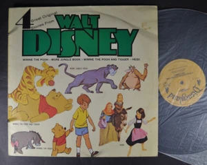 WALT DISNEY 4 Great Original Stories From.. CHILDREN LP DISNEY LAND - Picture 1 of 2