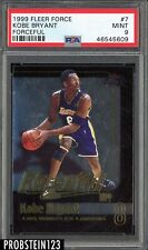 1999-00 Fleer Force Forceful #7 Kobe Bryant Los Angeles Lakers HOF PSA 9 MINT