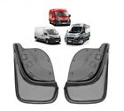 2x mud flaps dirt protection BLACK rear for Renault MASTER