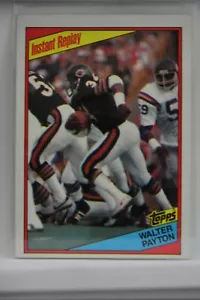 Tarjeta de fútbol americano 1984 Topps #229 Walter Payton Chicago Bears casi nueva-como nueva - Imagen 1 de 2