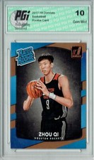 Zhou Qi 2017-18 Donruss #151 NBA Rated Rookie Card PGI 10