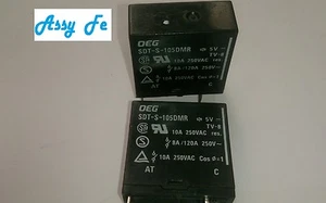 SDT-S-105DMR RELAY RELE 5VDC 47Ohm 10A 250VAC 8A/120A 250V 4 pin SDTS105DMR - Bild 1 von 1
