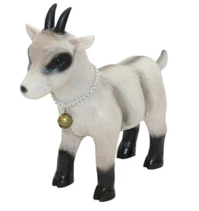 Figura de Jardín Macho Cabrío Pie - Decoración Animal Plástico Altura 33CM - Imagen 1 de 4