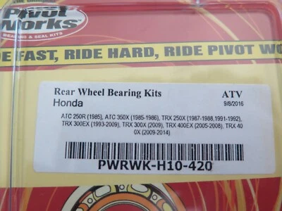 Pivot Works PWRK-H10-420 - Kit de cojinete de rueda (8A2-1) Foto 1 de 2