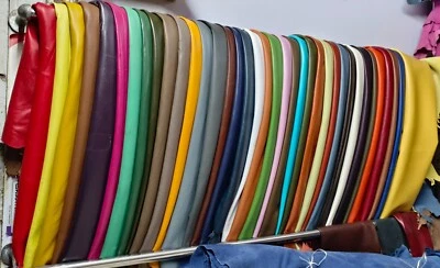 Piel de cordero piel suave pieles de cuero de calidad superior pieles de pieles de 6 pies cuadrados Foto 1 de 3