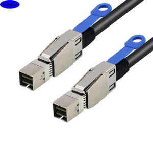 MINI SAS HD SFF-8644 with IC to MINI SAS SFF-8644 server Adapter cable - Picture 1 of 8