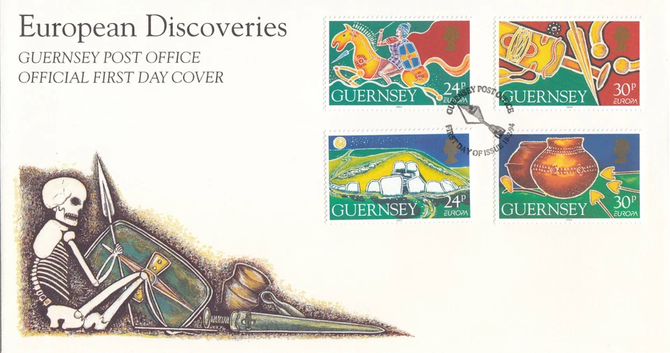 European Discoveries GB Guernsey FDC 1994 (103204) - Image 1 of 1
