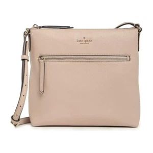 Kate Spade Jackson Leather Crossbody – Warm Beige - Foto 1 di 8