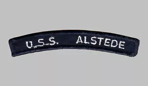 US Navy AF-48 USS Alstede Stores nave UIM spalla dondolo linguetta - Foto 1 di 1