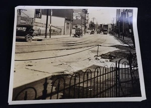 1922 Foto Originale Stampa Argento 8x10 Costruzione Metropolitana di Cincinnati (#1197) - Foto 1 di 5