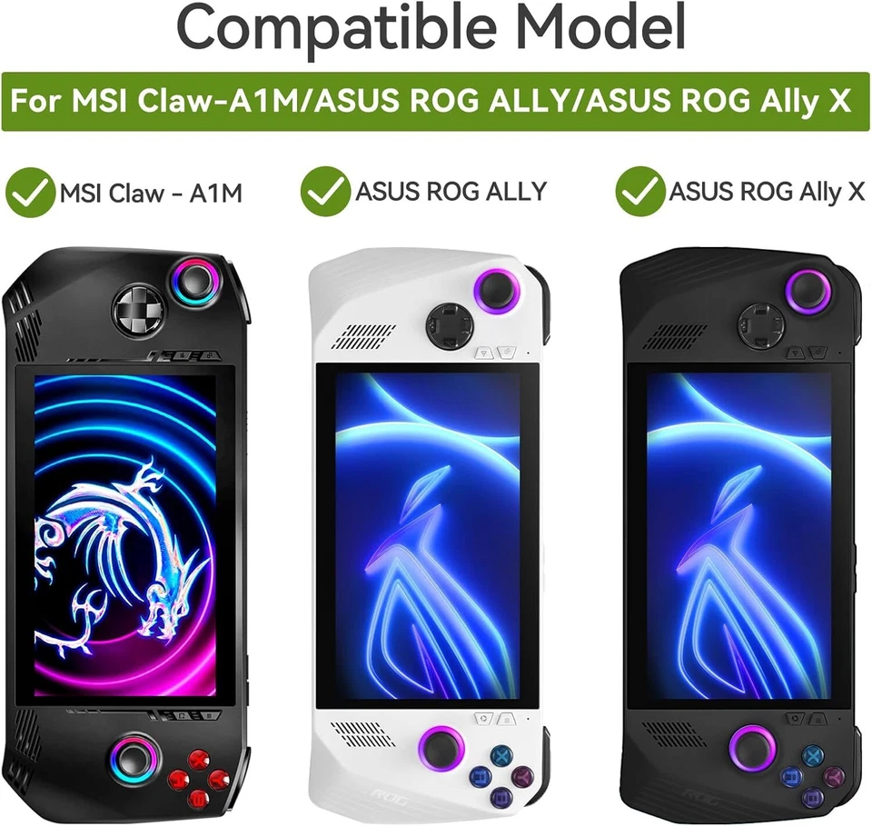 Glass Screen Protector for ASUS ROG Ally RC71L/ ROG Ally X RC72LA/ MSI Claw A1M - Image 1 of 4