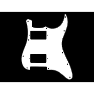 Golpeador Hh Blanco 3ply 11 Agujeros para STRATOCASTER 2 Humbuckers - Imagen 1 de 1