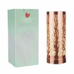 Lámpara eléctrica cilindro de árbol de aroma LED Woodland quemador de aceite de cera CAJA DE REGALO - Imagen 1 de 29