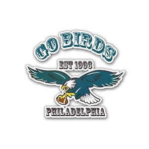 Philadelphia Eagles Logo Football Sticker Decal For Car Bumper Phone Vinyl 5in - Picture 1 of 1