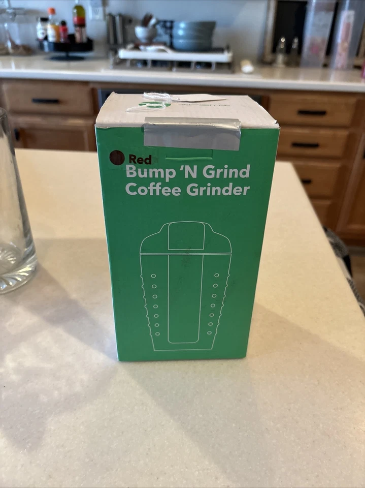 Red Bump and grind coffee grinder - Image 1 of 1