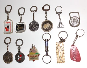 Konvolut vintage Schlüsselanhänger Werbung Porte Cles Keychain Sammlung (#2089) - Bild 1 von 6