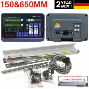 5µm Digitalanzeige 2Achsen lineare Skala 6" & 26" Drehmaschinen-Maschine CNC - Bild 1 von 11