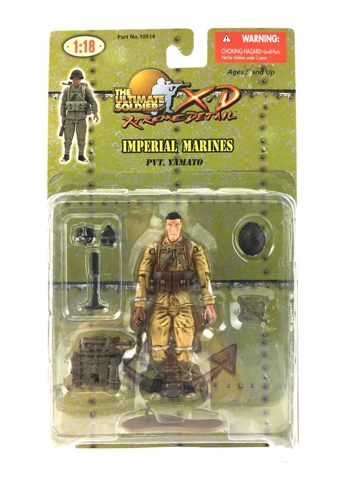 ❀ Figura 1:18 21st Century Toys Ultimate Soldier Segunda Guerra Mundial Marines Imperiales Japoneses Foto 1 de 1