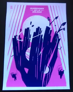 GUARDIANES DE LA GALAXIA Serigrafía Cubana para ESPECTÁCULO DE CARTELES DE PELÍCULA DE CIENCIA FICCIÓN - Imagen 1 de 6