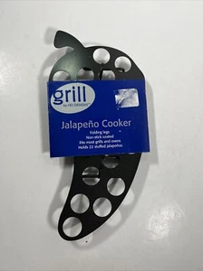 Grill By HD Jalapeno Cooker Grill Rack Oven Cooking Non Stick Folding Legs BBQ - Picture 1 of 9