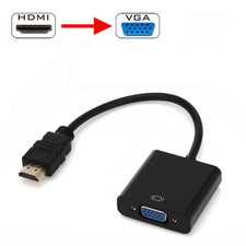 1080P HDMI Male to VGA Female Video Cable Cord Converter Adapter For PC DVD HDTV