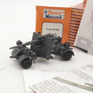 Roco Minitanks 1:87 740 Flak cannone 8,8 cm in confezione originale RR799 - Foto 1 di 2