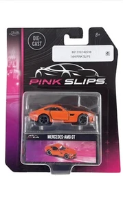 Jada Pink Slips Mercedes-AMG GT Diecast 1:64 Car Orange NEW! Moving Parts - Picture 1 of 2