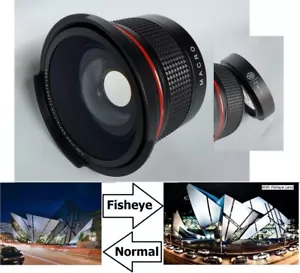 Ultra Super HD Panoramic Fisheye Lens For Canon GL2 GL1 - Picture 1 of 12