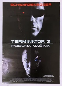 Terminator 3 Poster Vintage Originale Ascesa delle Macchine 2003 - Foto 1 di 3
