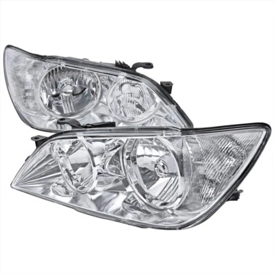 For 01-2005 Lexus IS300 Chrome Housing Headlights Clear Lens Clear Corner - Image 1 of 3