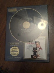 ELVIS PRESLEY RIAA Platinum Records Framed 8.5x11 NEW "Teddy Bear" - Picture 1 of 1