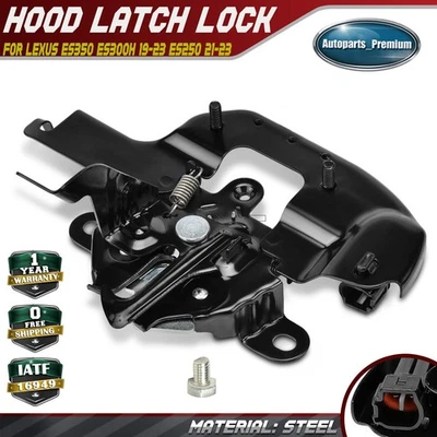 Hood Latch Lock for Lexus ES350 ES300h 2019-2023 ES250 2021 2022 2023 5351033491 - Image 1 of 4