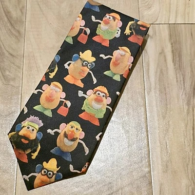 ВИНТАЖНЫЙ Ralph Marlin Mr. Галстук картофельная голова 1995 Hasbro новинка галстук 56 дюймов x 3,75 дюйма - Изображение 1 из 4