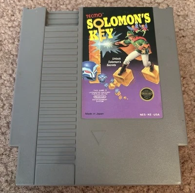 Solomon’s Key NES Nintendo Entertainment System Tested - Image 1 of 2