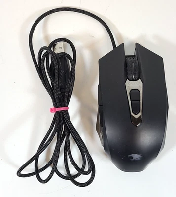 IBuyPower Color Changing USB Wired Gaming Mouse ~ MOU-IBP-9711 ~ 7 Button Mouse - Image 1 of 4