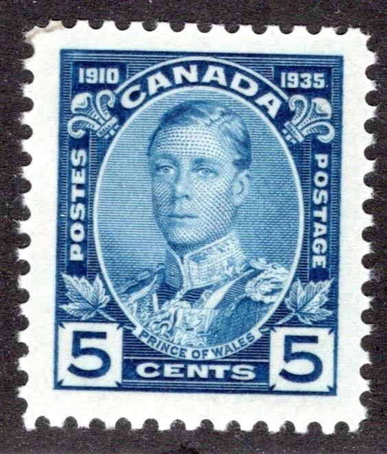 214, 5c Prince of Wales, MLHOG, VF/XF Centering, 1935, Canada Postage Stamp - Image 1 of 1