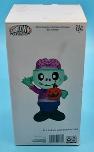 GEMMY HALLOWEEN gonfiabile soffiato ad aria amico zombie nuovo con scatola - Foto 1 di 3