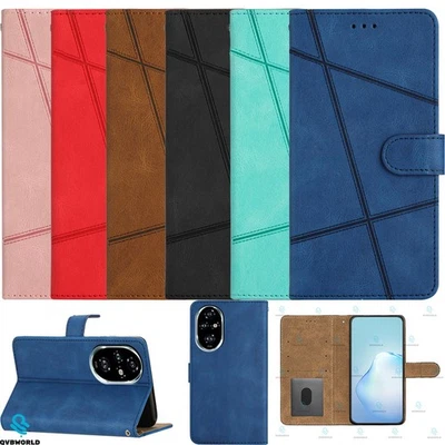 Case for Huawei P50 Honor 400 X8C X6C 90 Embossed Flip Wallet Case Phone Cover - Image 1 of 4