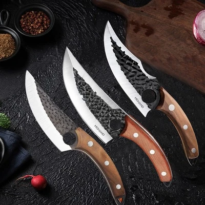 Cuchillo deshuesador corte carne deshuesado carnicería cuchillos filetes japoneses con funda Foto 1 de 4