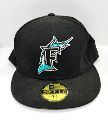Gorra 59FIFTY New Era de los Marlins de Florida 2003 Serie Mundial Necesita Lavado Talla 7.38 Foto 1 de 4