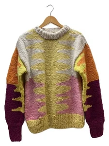 CHAMULA Knit Sweater Wool Multi Color Size M Thick Knit Used Excellent - Picture 1 of 5