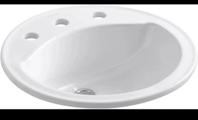 Sterling 441908 Modesto 19 дюймов раковина для ванной - белая - Изображение 1 из 4