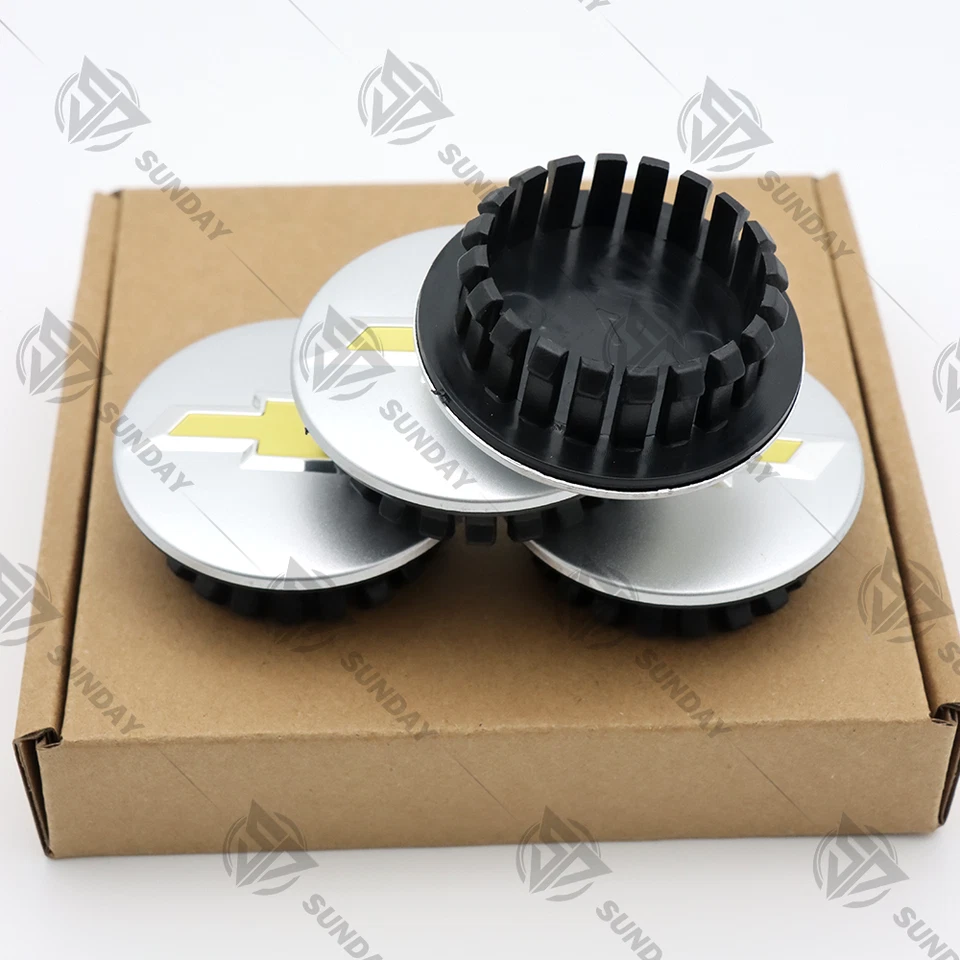 Center Caps Hubcaps For Cruze Equinox Impala Malibu Trax Volt Set Wheel 58MM - Изображение 1 из 3