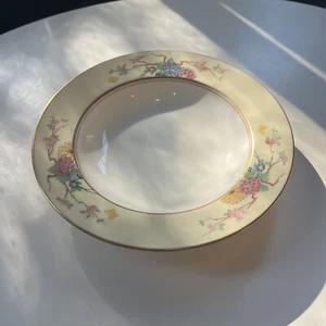 Tazón de sopa con borde de mandarina Lenox 8 1/2”, 11 disponibles, hecho para Ovington Brothers - Imagen 1 de 12