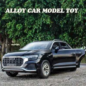 1:24 AUDI Q8 SUV Diecast Car Model Simulation Sound & Light Kids Toy Gift - Picture 1 of 15