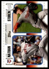 2010 Topps Legendary Lineage Joe Nathan Drew Storen #LL75