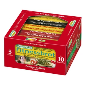 Mestemacher Premium Vollkorn Brotkorb 5 Mini Brot Sorten 500g - Picture 1 of 1
