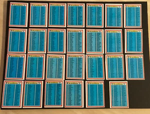 Lof of 27 1981 Donruss Baseball Card Checklists - Bild 1 von 6