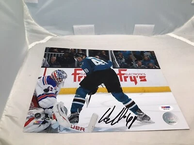 Tomas Hertl Signed San Jose Sharks 8x10 Photo Autographed PSA/DNA COA 1A - Image 1 of 4