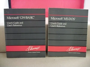 Phoenix MS-DOS and GW-BASIC User's Guide User's Reference Manuals - 1988 - Picture 1 of 8